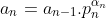 a_n=a_{n-1}.p_n^{\alpha_n}